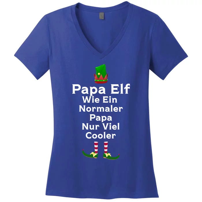 Papa Viel Cooler Papa Meaningful Gift Women's V-Neck T-Shirt