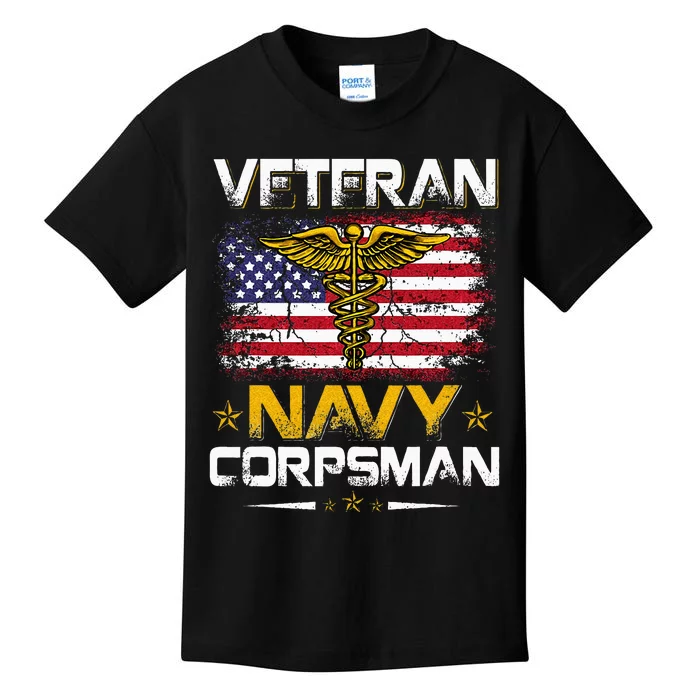 Proud Veteran Corpsman Kids T-Shirt