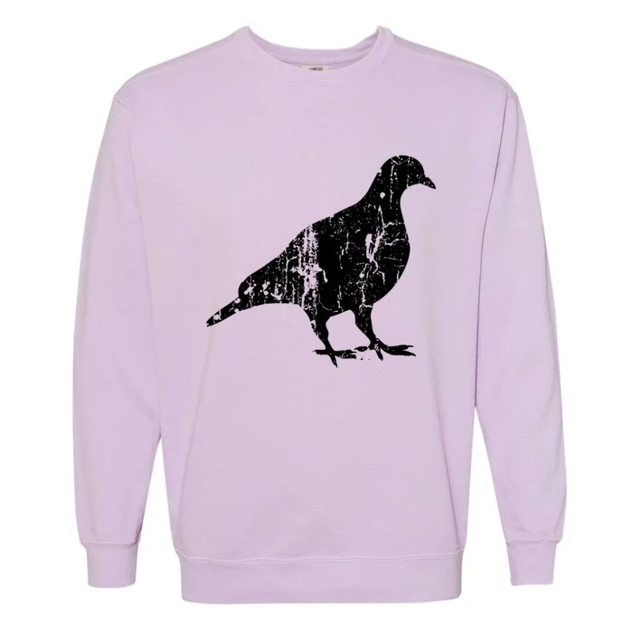 Pigeon Vintage Design Gift Pigeon Print Gift Garment-Dyed Sweatshirt