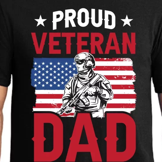 Proud Veteran Dad Daddy Father's Day Father Sayings Papa Gift Pajama Set