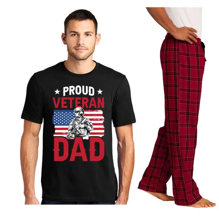 Proud Veteran Dad Daddy Father's Day Father Sayings Papa Gift Pajama Set