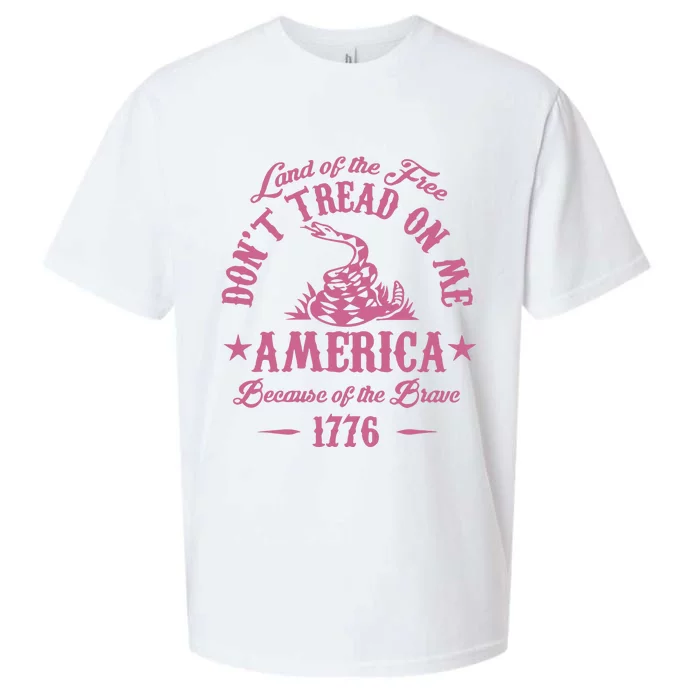 Patriotic Vintage Dont Tread On Me Snake Sueded Cloud Jersey T-Shirt