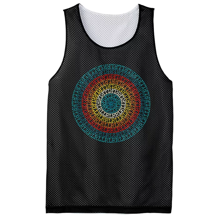 Paradiddle Variations Drummer Mesh Reversible Basketball Jersey Tank