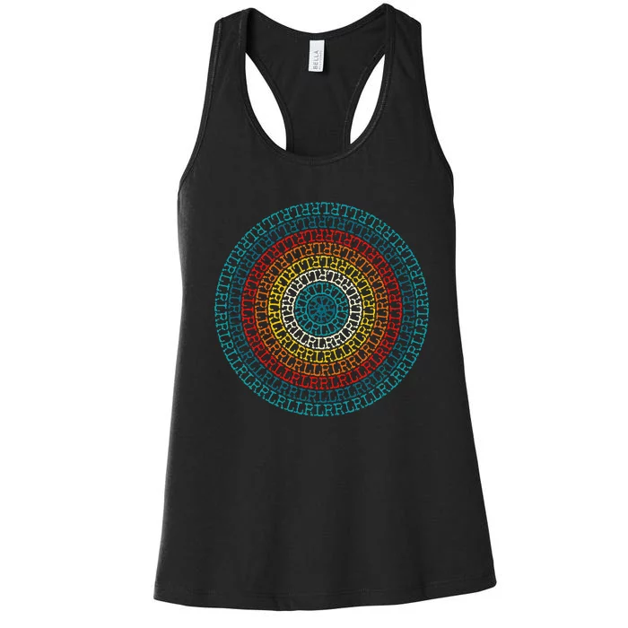 Paradiddle Variations Drummer Women's Racerback Tank