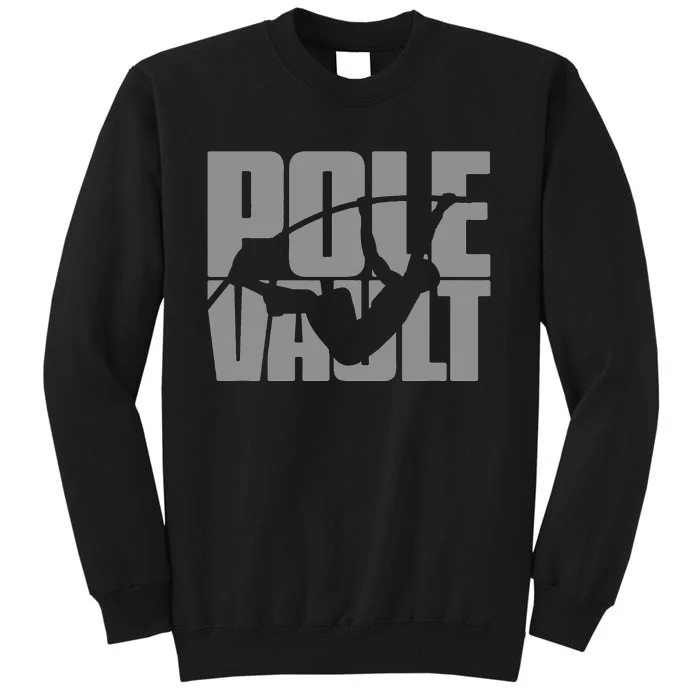 Pole Vault Design for Pole Vaulter Graphic Pole Vault Tall Sweatshirt