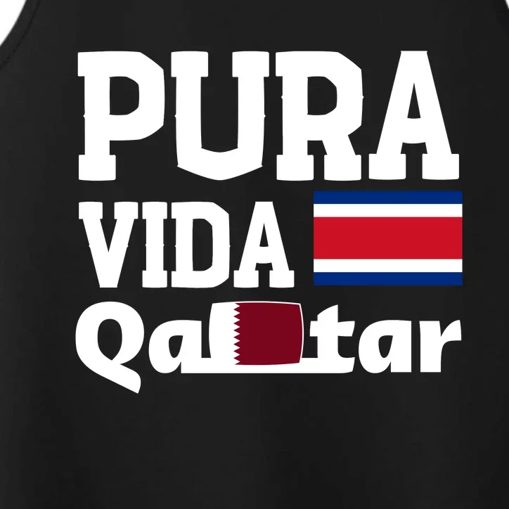 Pura Vida En Qatar 22 Costa Rica Performance Tank