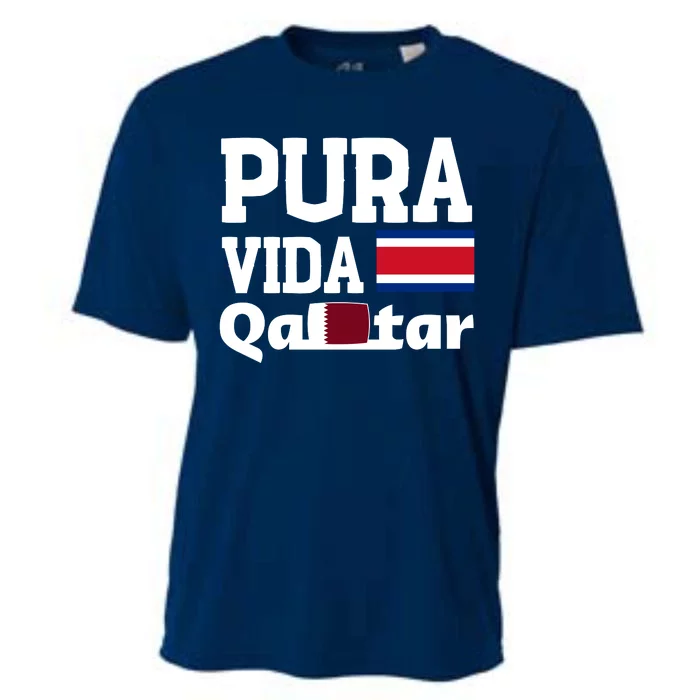 Pura Vida En Qatar 22 Costa Rica Cooling Performance Crew T-Shirt