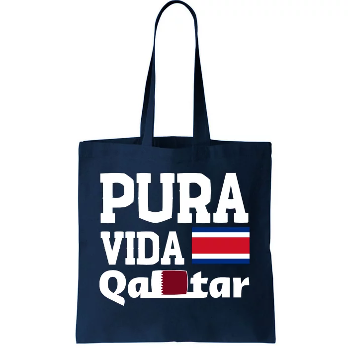 Pura Vida En Qatar 22 Costa Rica Tote Bag