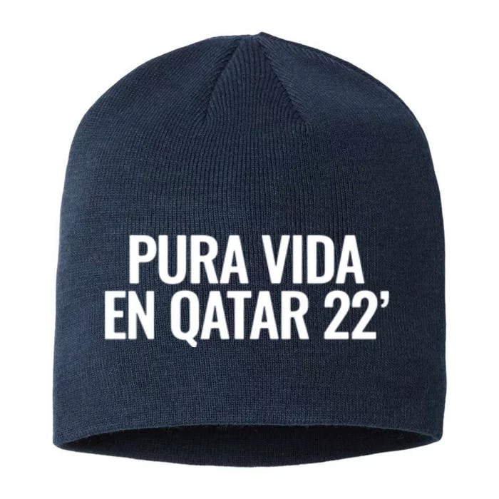 Pura Vida En Qatar 22 Costa Rica 8 1/2in Sustainable Knit Beanie