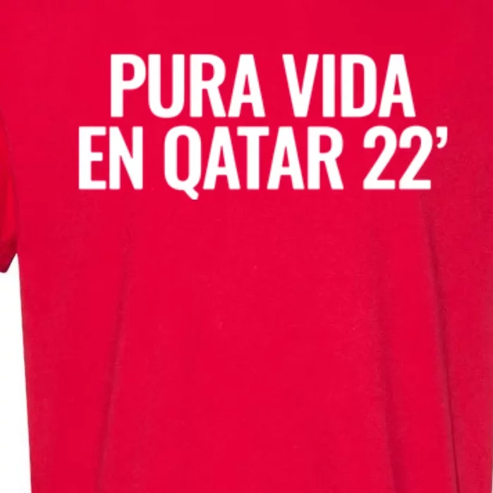 Pura Vida En Qatar 22 Costa Rica Garment-Dyed Heavyweight T-Shirt