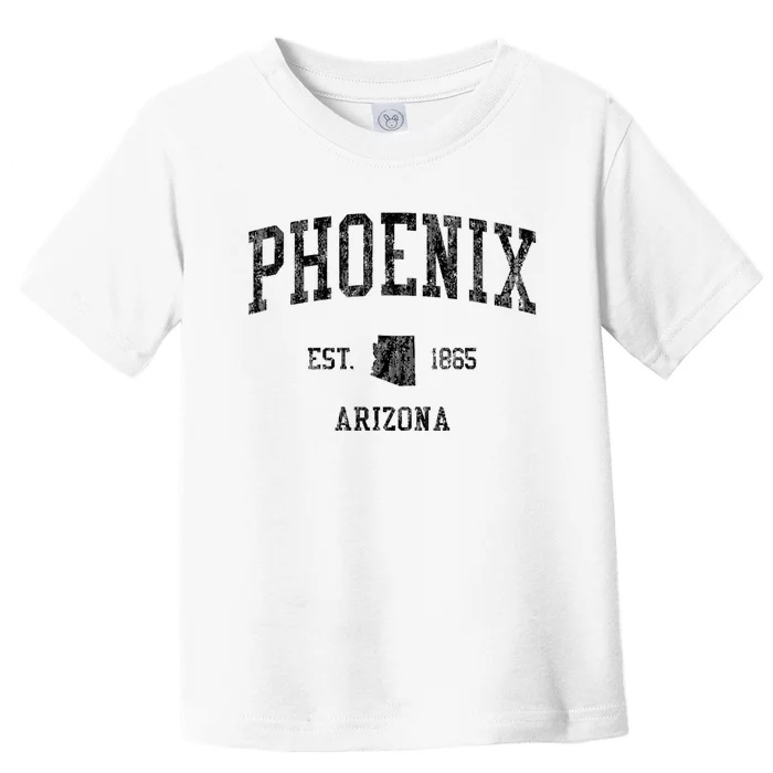 Phoenix Vintage Established Sports Design Phoenix Arizona Az Toddler T-Shirt