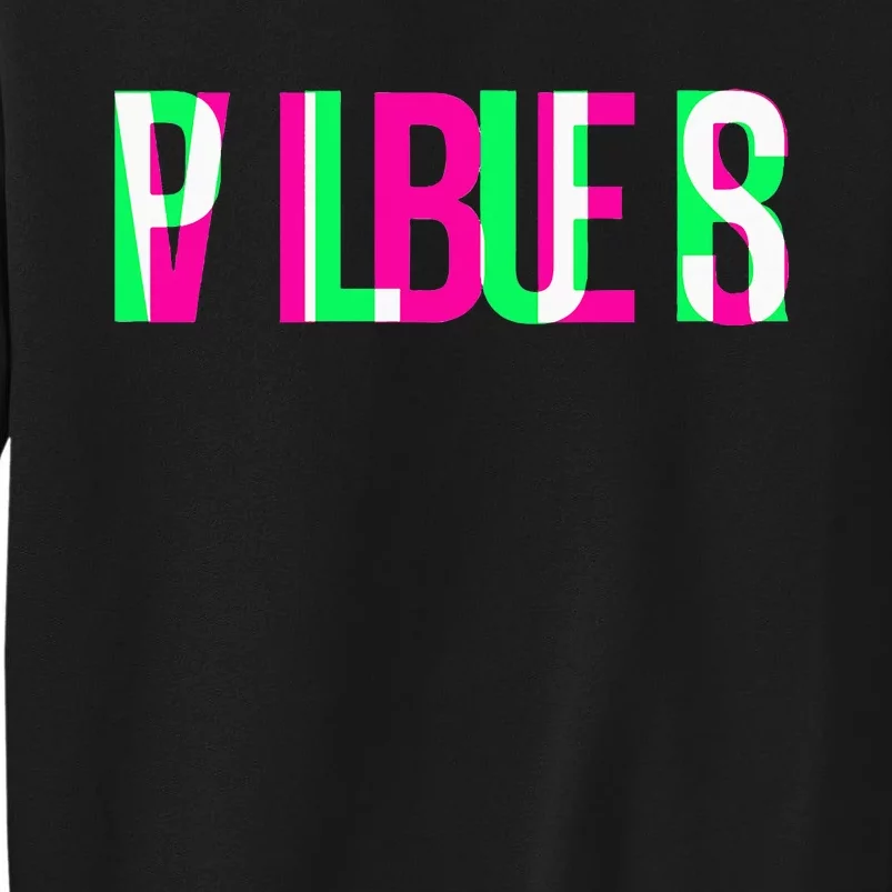 Plur Vibes Edm Rave Optical Illusion Glitch Trippy Raver Sweatshirt