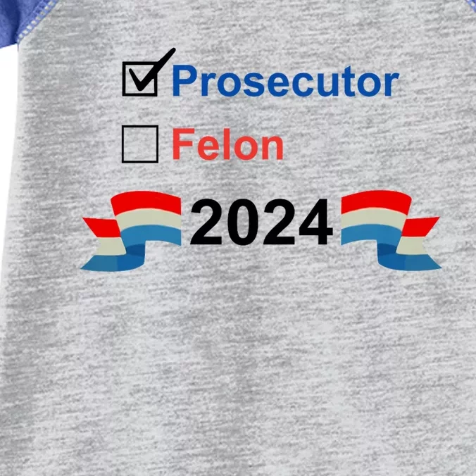 Prosecutor Vs Felon 2024 Infant Baby Jersey Bodysuit