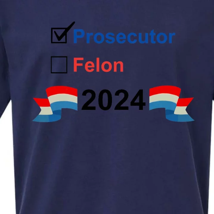 Prosecutor Vs Felon 2024 Sueded Cloud Jersey T-Shirt