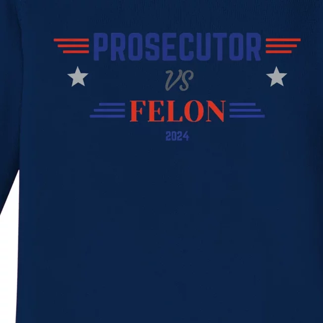 Prosecutor Vs Felon 2024 Baby Long Sleeve Bodysuit