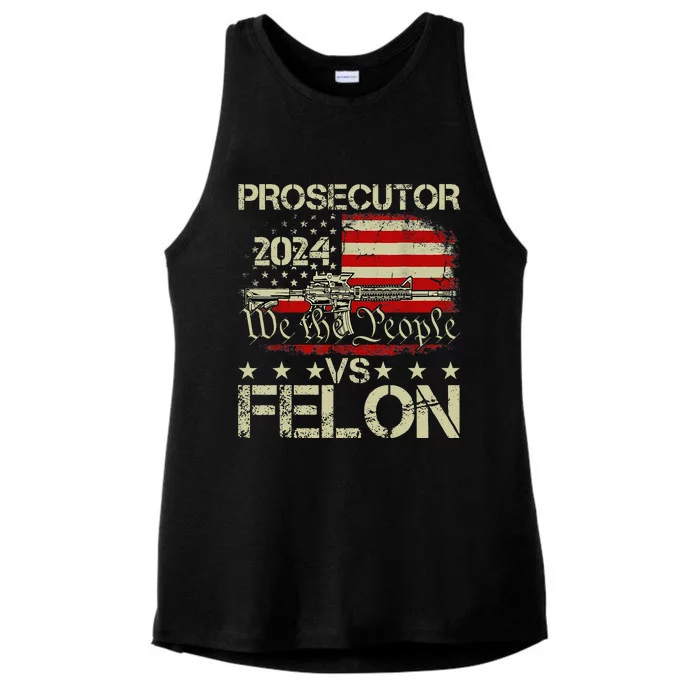 Prosecutor Vs Felon Prosecutor Vs Felon 2024 Ladies Tri-Blend Wicking Tank