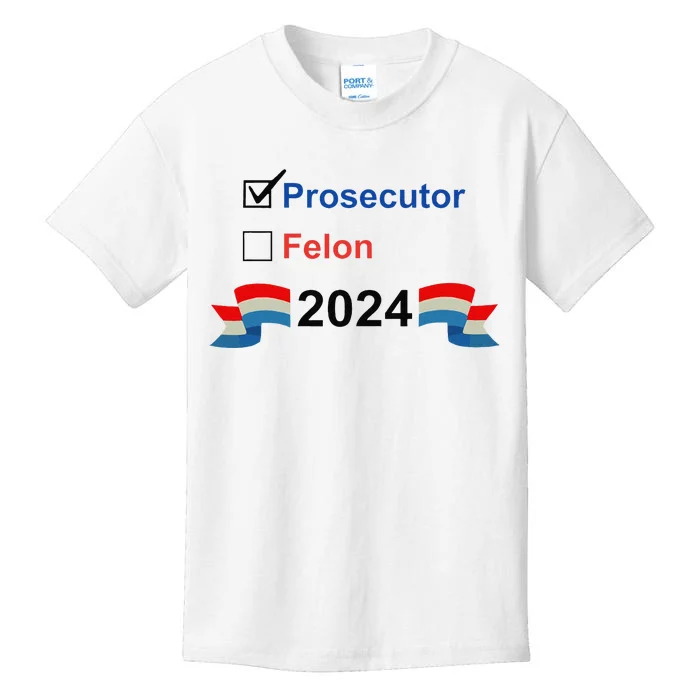 Prosecutor Vs Felon 2024 Kids T-Shirt