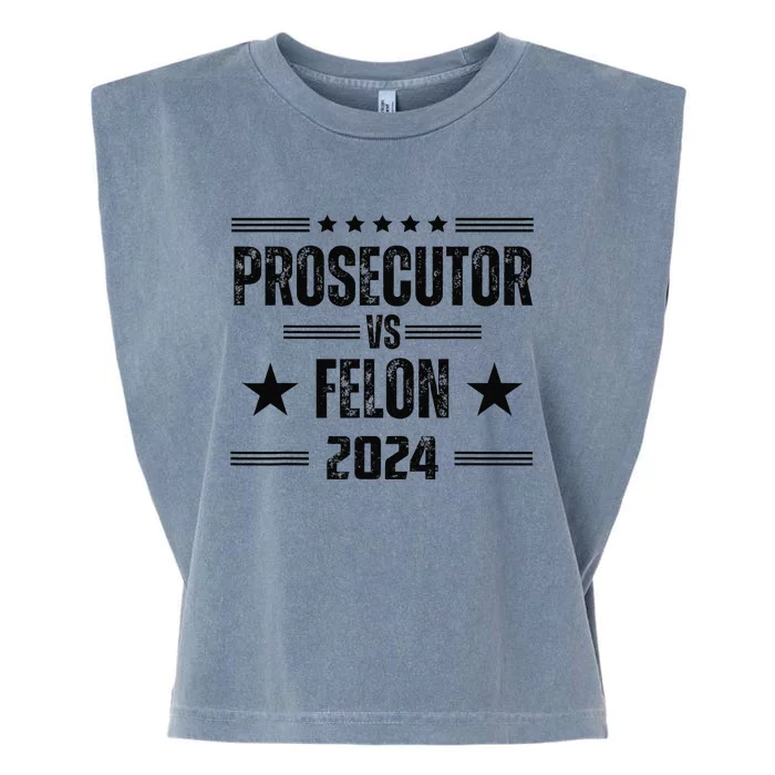 Prosecutor Vs Felon 2024 Garment-Dyed Women's Muscle Tee