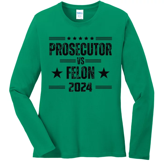 Prosecutor Vs Felon 2024 Ladies Long Sleeve Shirt