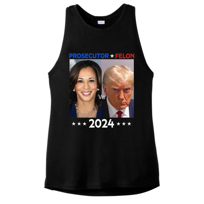 Prosecutor Vs Felon 2024 Ladies Tri-Blend Wicking Tank