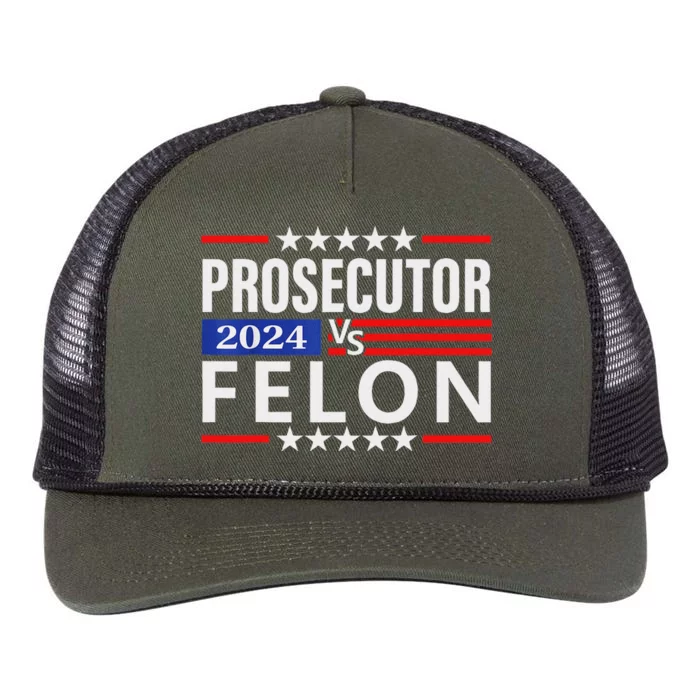 Prosecutor Vs Felon Prosecutor Vs Felon 2024 Retro Rope Trucker Hat Cap