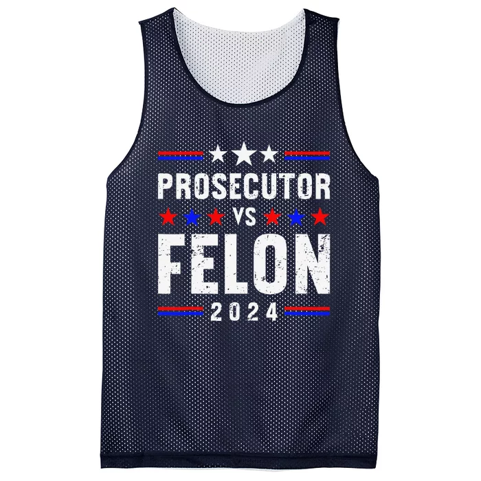 Prosecutor Vs Felon 2024 Mesh Reversible Basketball Jersey Tank