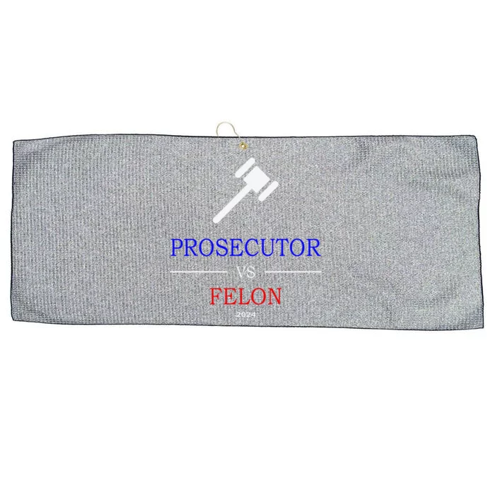 Prosecutor Vs Felon 2024 Large Microfiber Waffle Golf Towel