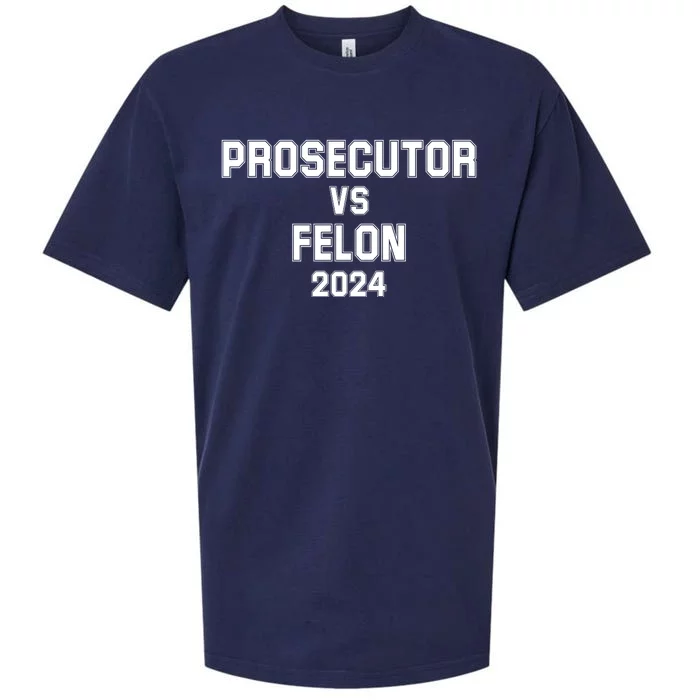 Prosecutor Vs Felon 2024 Politcal Sueded Cloud Jersey T-Shirt