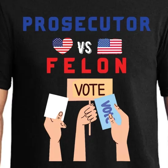 Prosecutor Vs Felon Vote Pajama Set