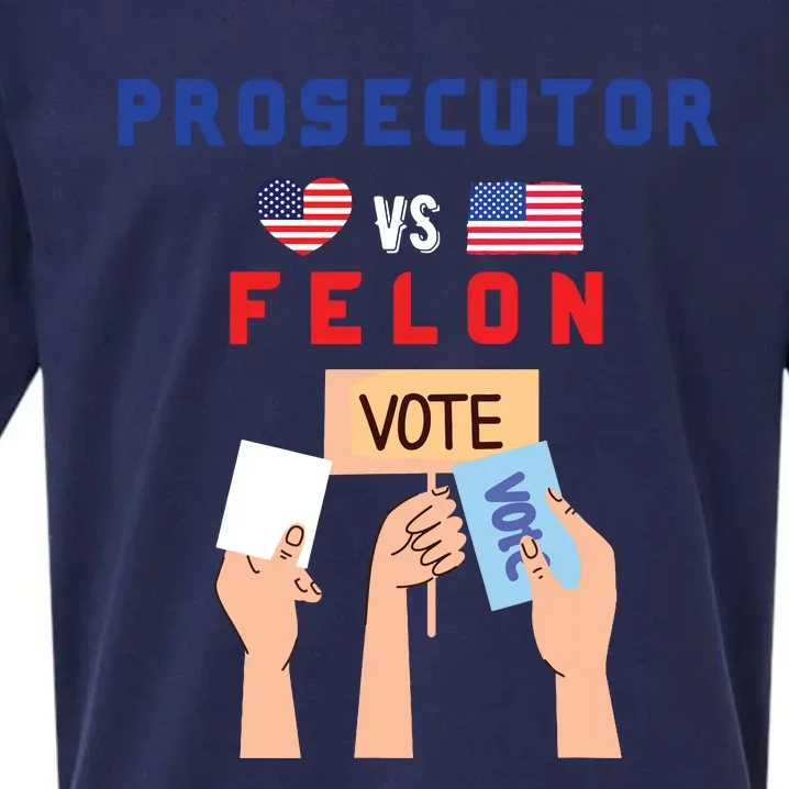 Prosecutor Vs Felon Vote Sueded Cloud Jersey T-Shirt