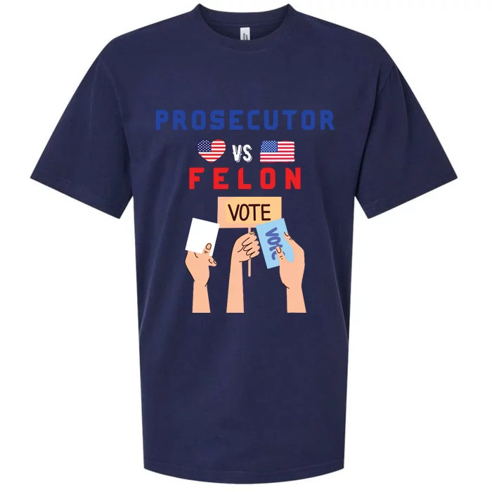 Prosecutor Vs Felon Vote Sueded Cloud Jersey T-Shirt