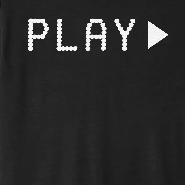 Play Vhs Forward Button ChromaSoft Performance T-Shirt