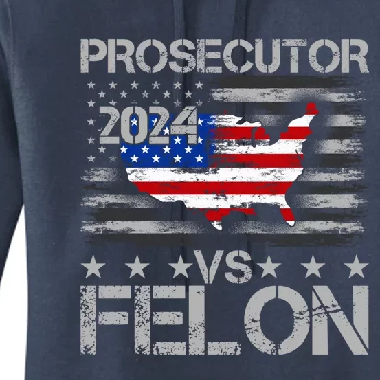 Prosecutor Vs Felon Prosecutor Vs Felon 2024 Madam President 2024 Women's Pullover Hoodie