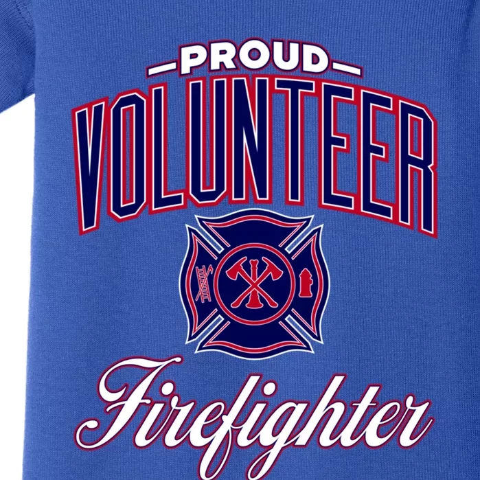 Proud Volunteer Firefighter Cool Gift Baby Bodysuit