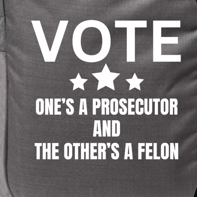 Prosecutor Versus Felon Voter Funny Political Impact Tech Backpack