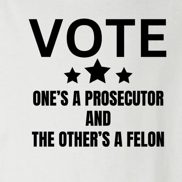 Prosecutor Versus Felon Voter Funny Political Toddler Long Sleeve Shirt