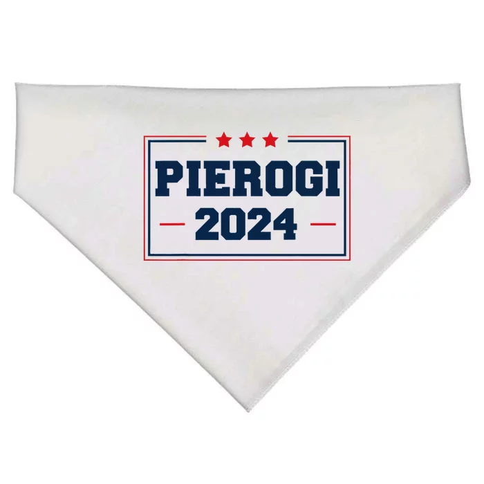 Pierogi Vote For Polish Food In 2024 USA-Made Doggie Bandana