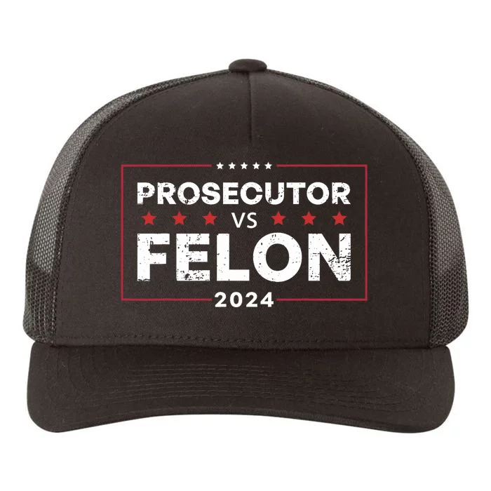 Prosecutor Vs Felon 2024 Funny Voting Election 2024 Yupoong Adult 5-Panel Trucker Hat