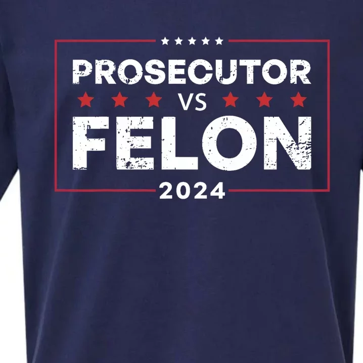 Prosecutor Vs Felon 2024 Funny Voting Election 2024 Sueded Cloud Jersey T-Shirt