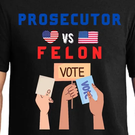 Prosecutor Vs Felon Vote Pajama Set