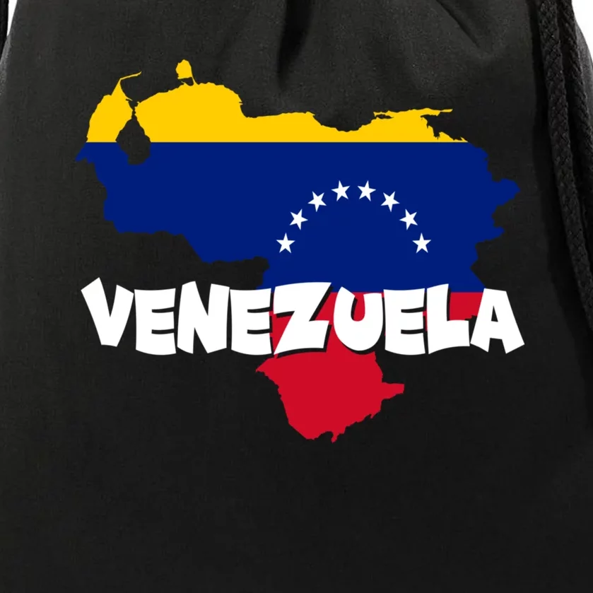 Patriotic Venezuela Flag Venezuelan Pride Venezuela Drawstring Bag