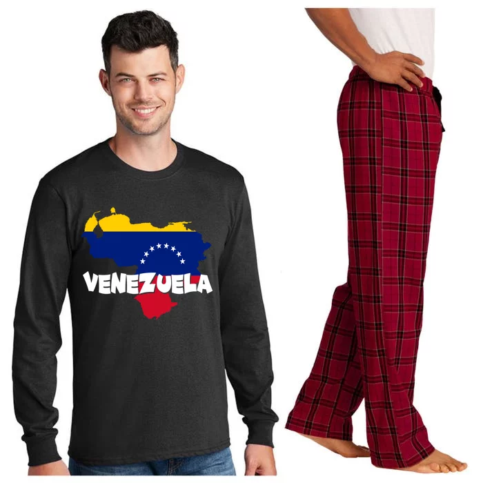 Patriotic Venezuela Flag Venezuelan Pride Venezuela Long Sleeve Pajama Set