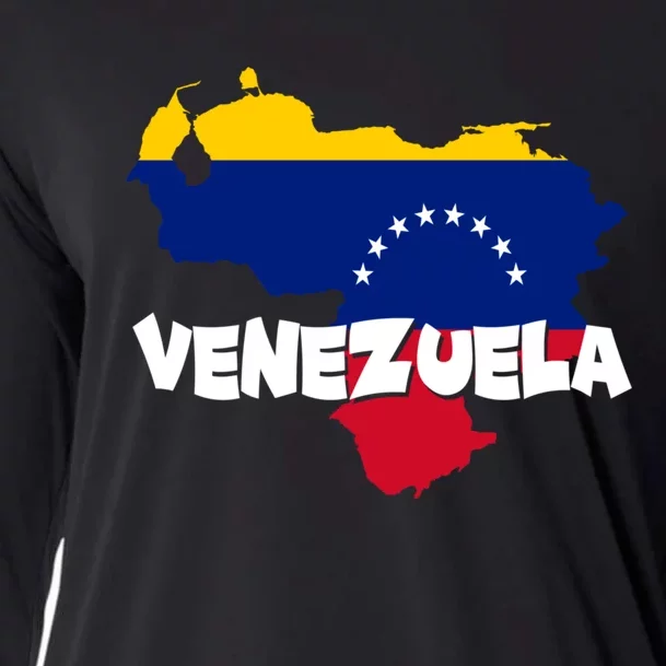 Patriotic Venezuela Flag Venezuelan Pride Venezuela Cooling Performance Long Sleeve Crew