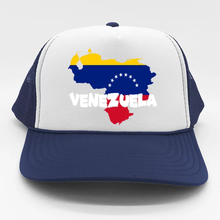 Patriotic Venezuela Flag Venezuelan Pride Venezuela Trucker Hat