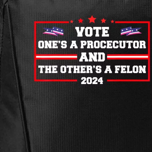 Prosecutor Versus Felon Voter Funny Political City Backpack