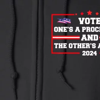 Prosecutor Versus Felon Voter Funny Political Full Zip Hoodie