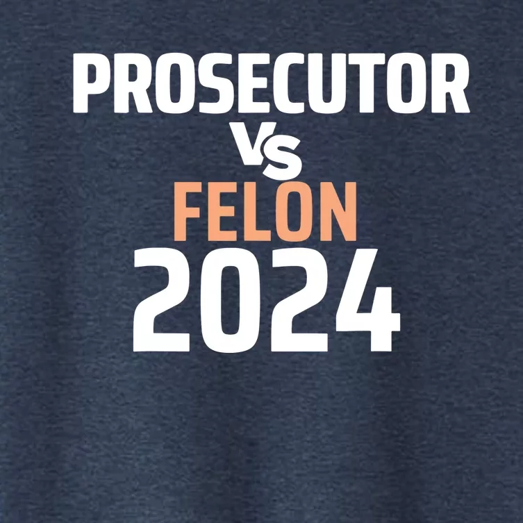 Prosecutor Vs Felon 2024 Women's Crop Top Tee