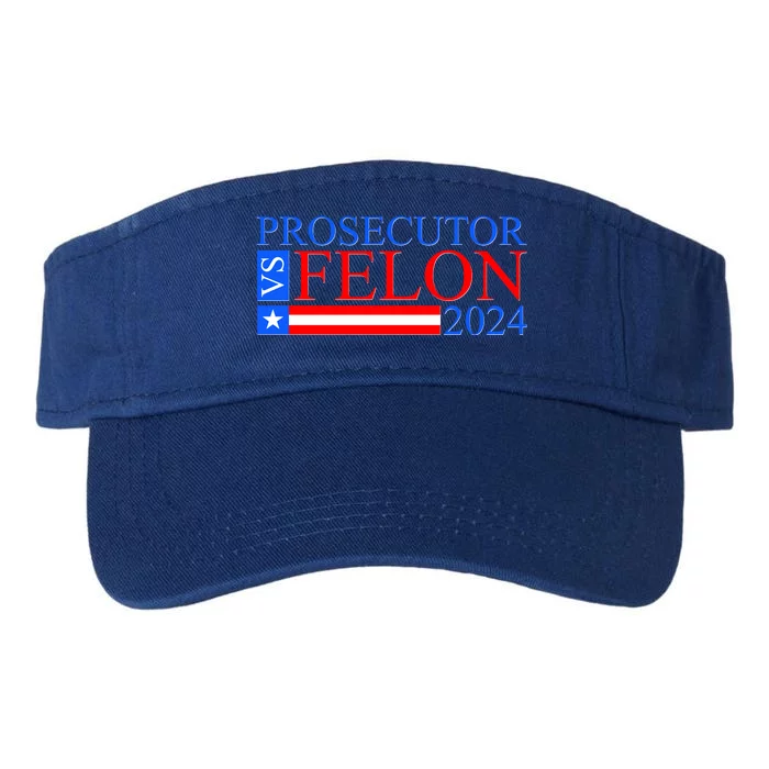 Prosecutor Vs Felon 2024 Kamala Vs Trump 2024 Election Valucap Bio-Washed Visor