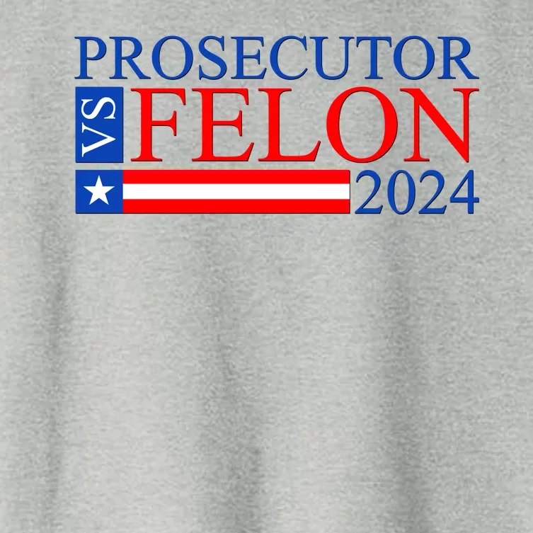 Prosecutor Vs Felon 2024 Kamala Vs Trump 2024 Election Women's Crop Top Tee