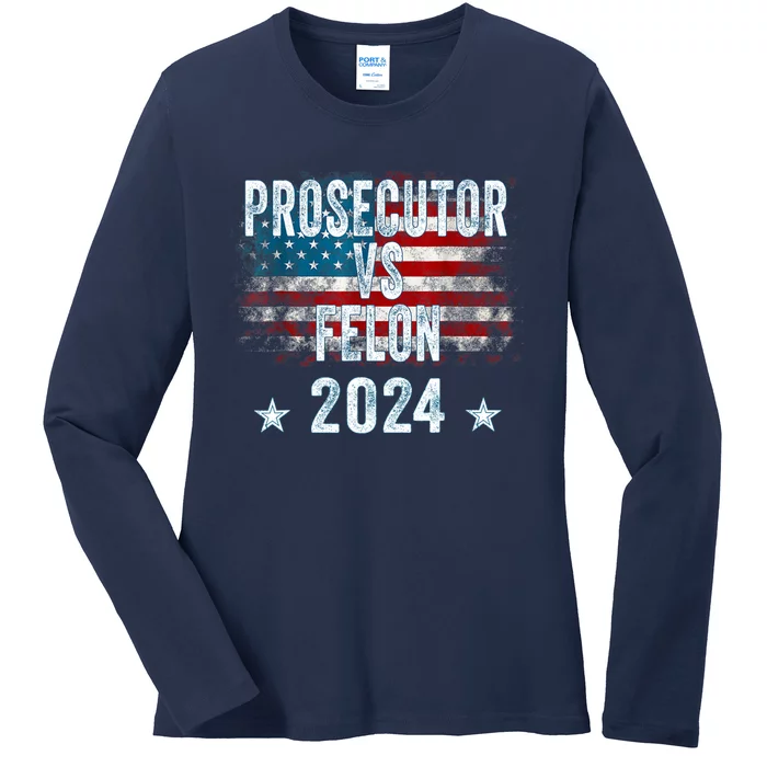 Prosecutor Vs Felon 2024 Ladies Long Sleeve Shirt